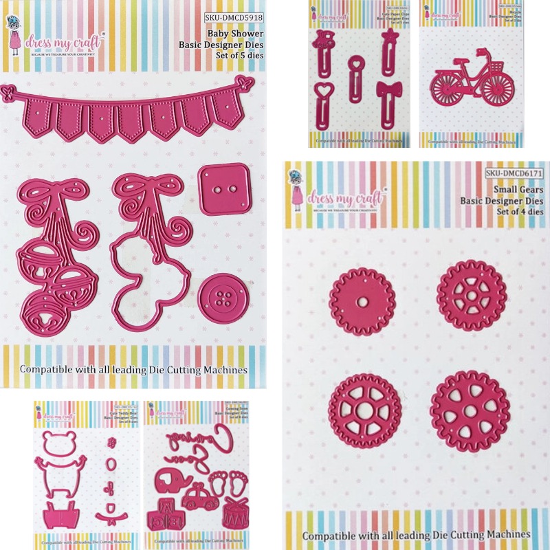 Baby Food Diary - Spring Flowers Baby Shower Metal Cutting
