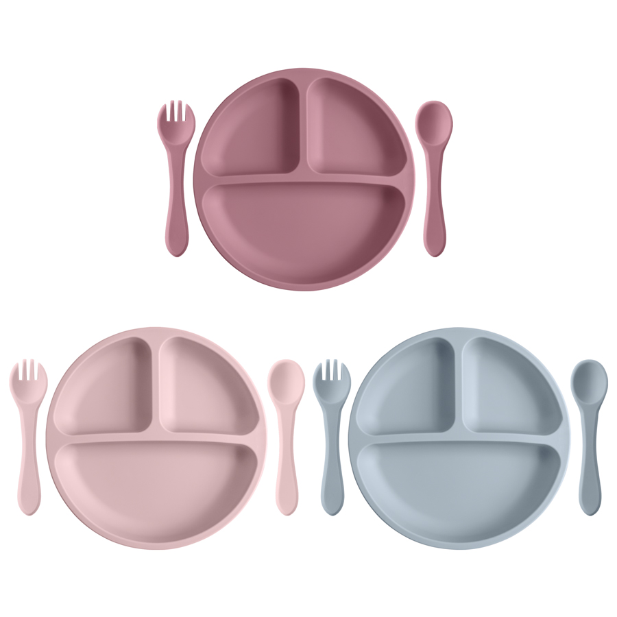 Baby Kitchen Food - 3PCS Children's Tableware Set Baby Eating
