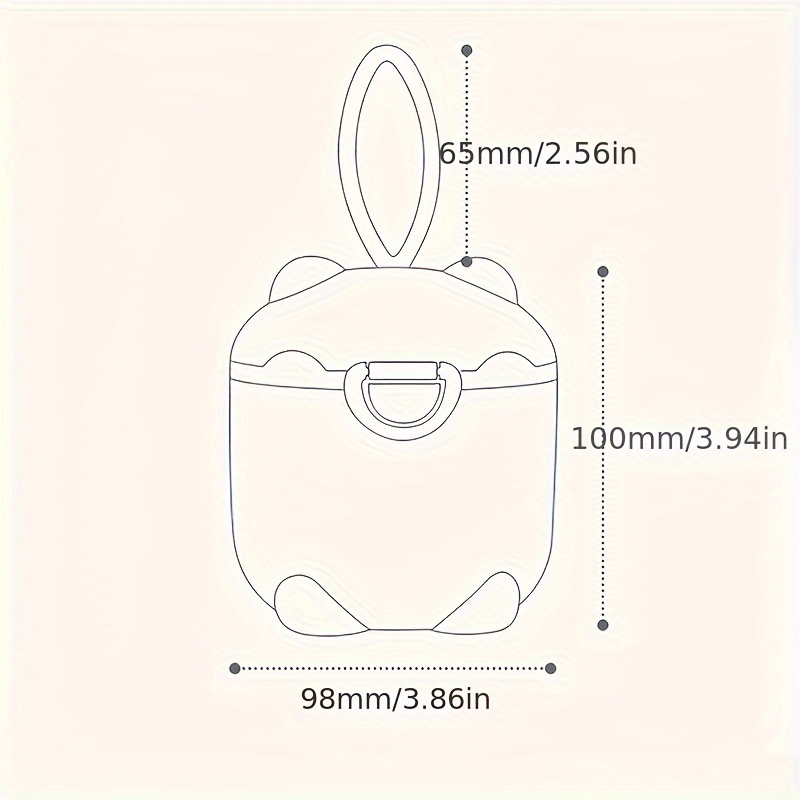 1pc Portable Four-Layer Milk P - огляд і ціна Baby Food Nestle