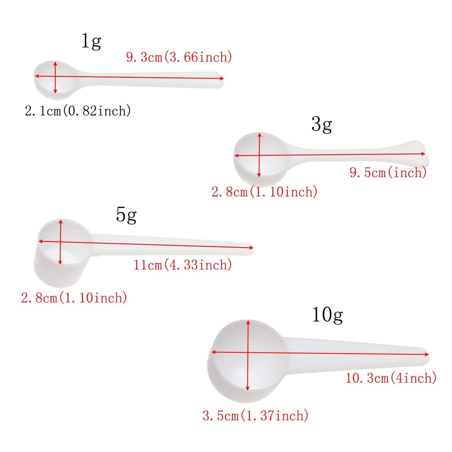 1/3/5/10g Measuring Spoons Cof - огляд і ціна Baby Food Oatmeal