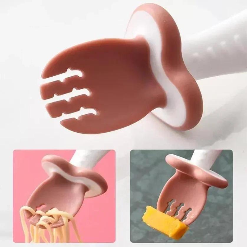 Baby Spoon Fork Silicone Child - огляд і ціна Baby Kitchen Food
