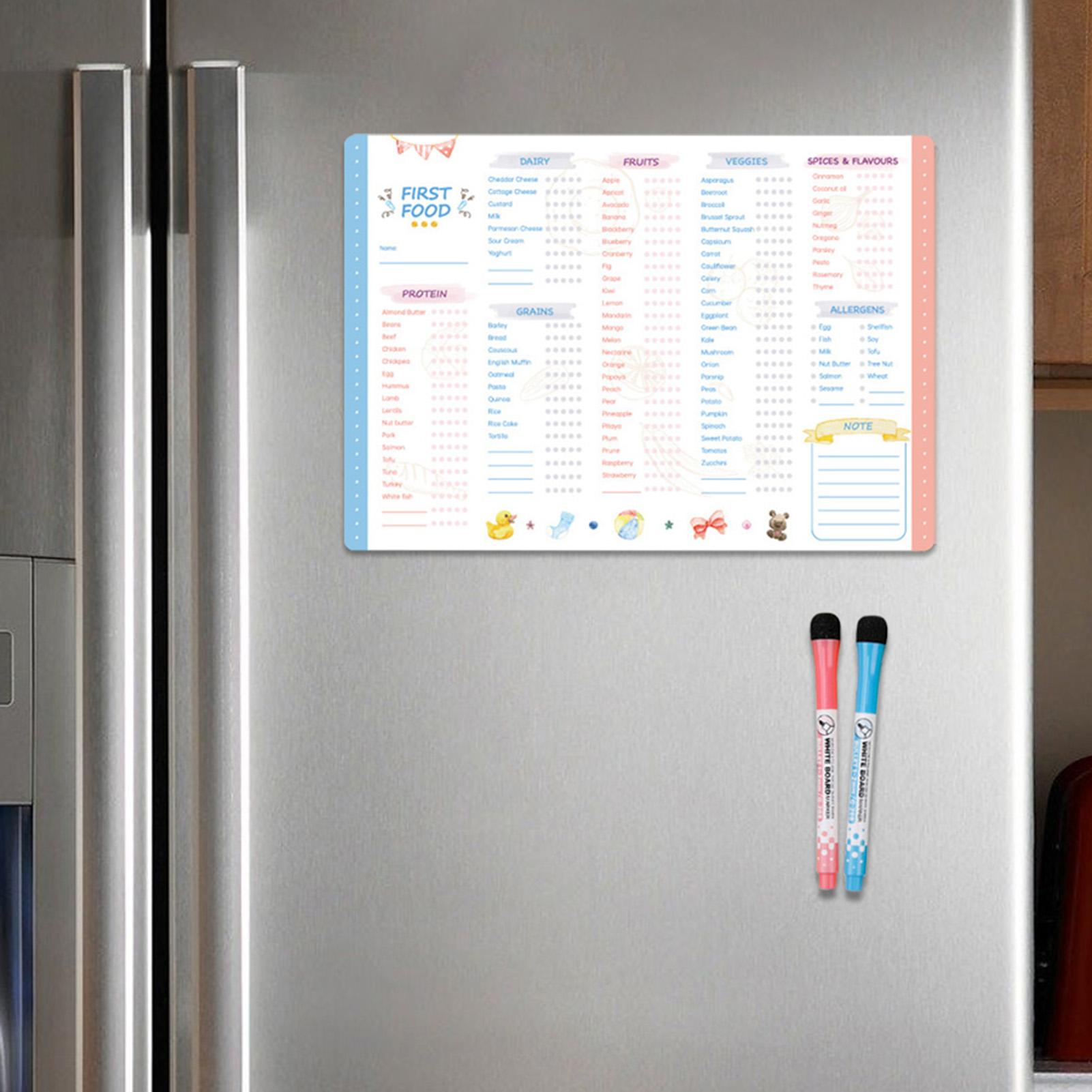 Infant Food Tracking Chart Mag - огляд і ціна Baby Food List