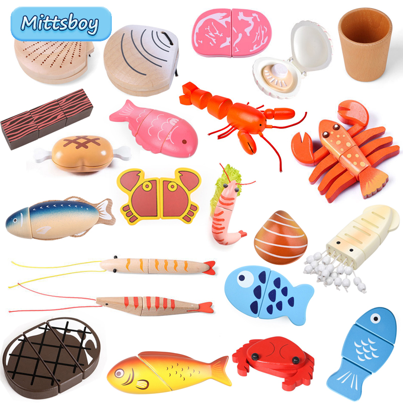 New Montessori Simulation Anim - огляд і ціна Baby Food Shrimp