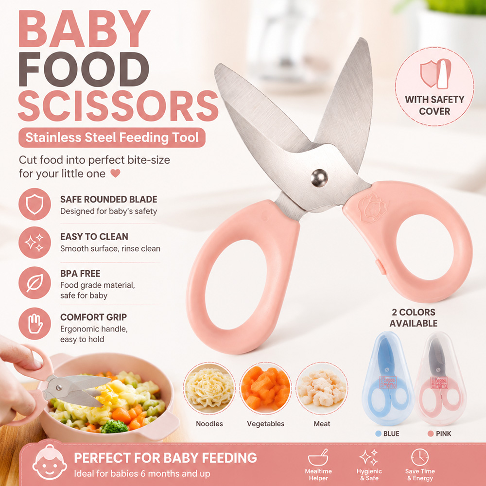 Baby Food Scissors Stainless S - огляд і ціна Baby Kitchen Food