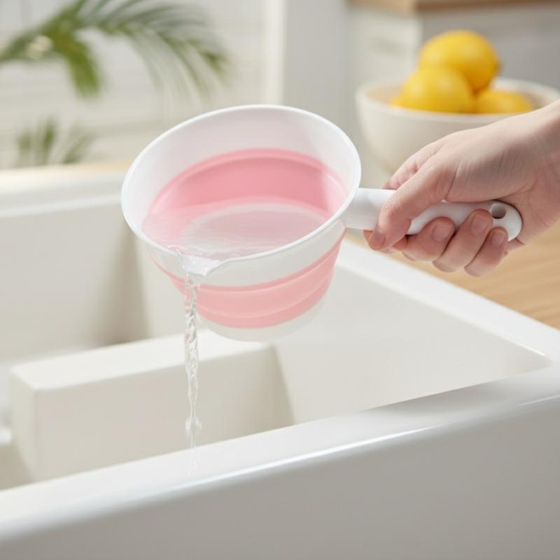 Foldable Silicone Water Scoop  - огляд і ціна Baby Kitchen Food